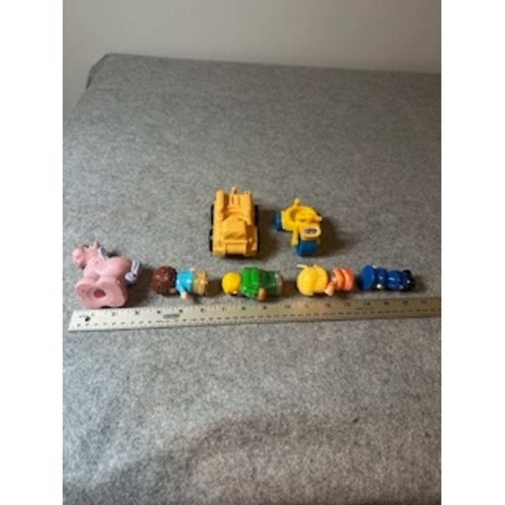 Fisher Price Little People Lot Unicorn Construction Vehicles He-Man Police 7pc - Picture 5 of 7